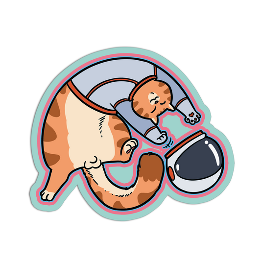 Space Cat Stickers