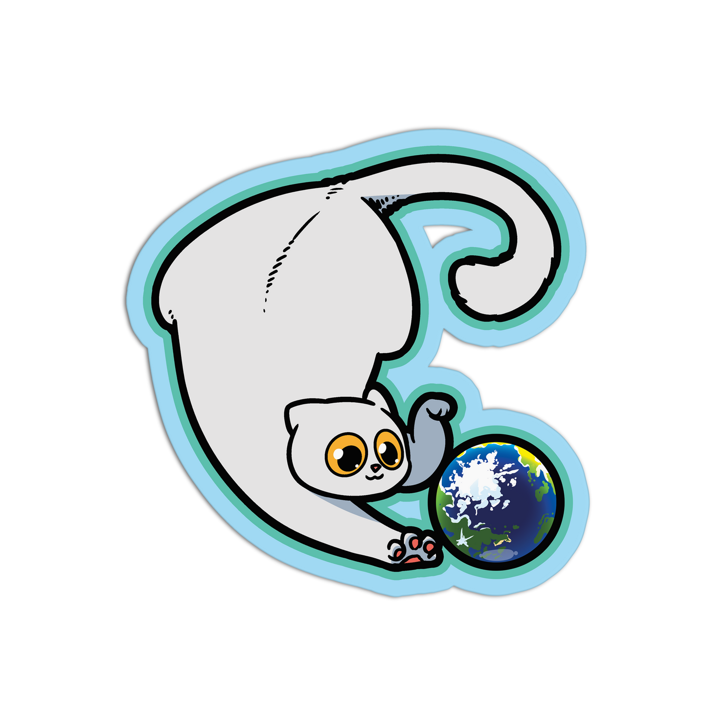 Space Cat Stickers