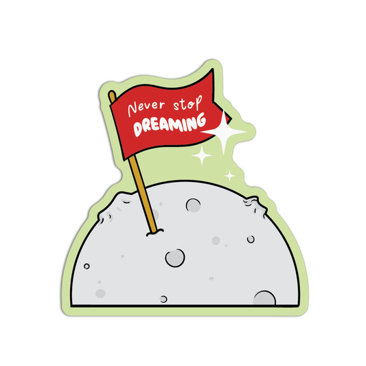 Never Stop Dreaming Space Stuff Stickers