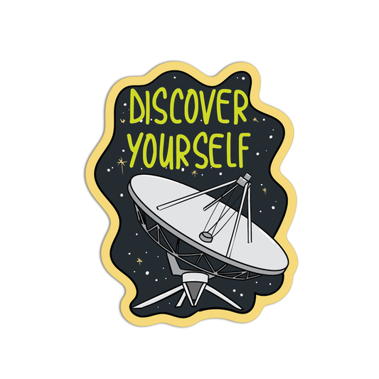 Discover Yourself Space Stuff Stickers