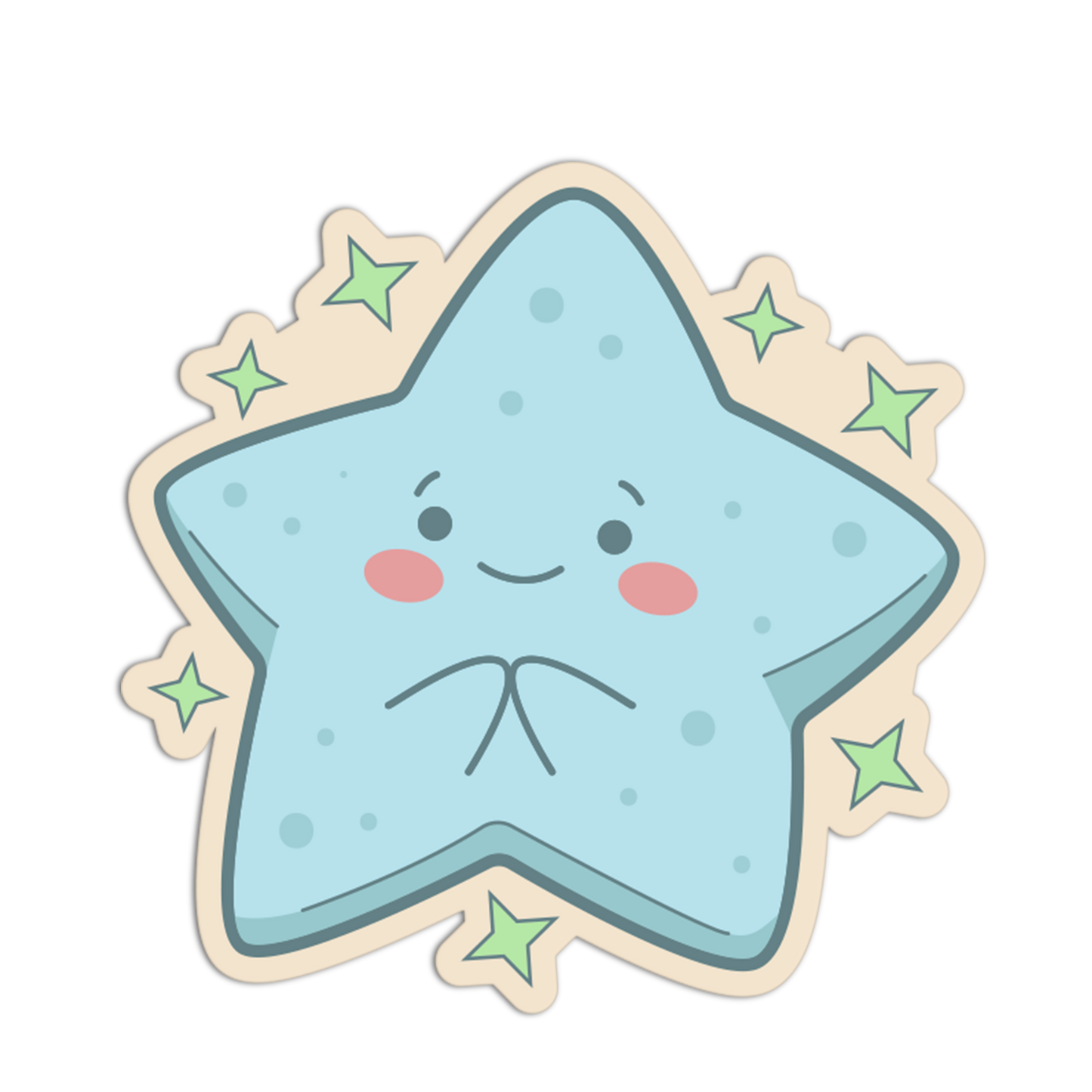 Sparkle Smile Star Stickers