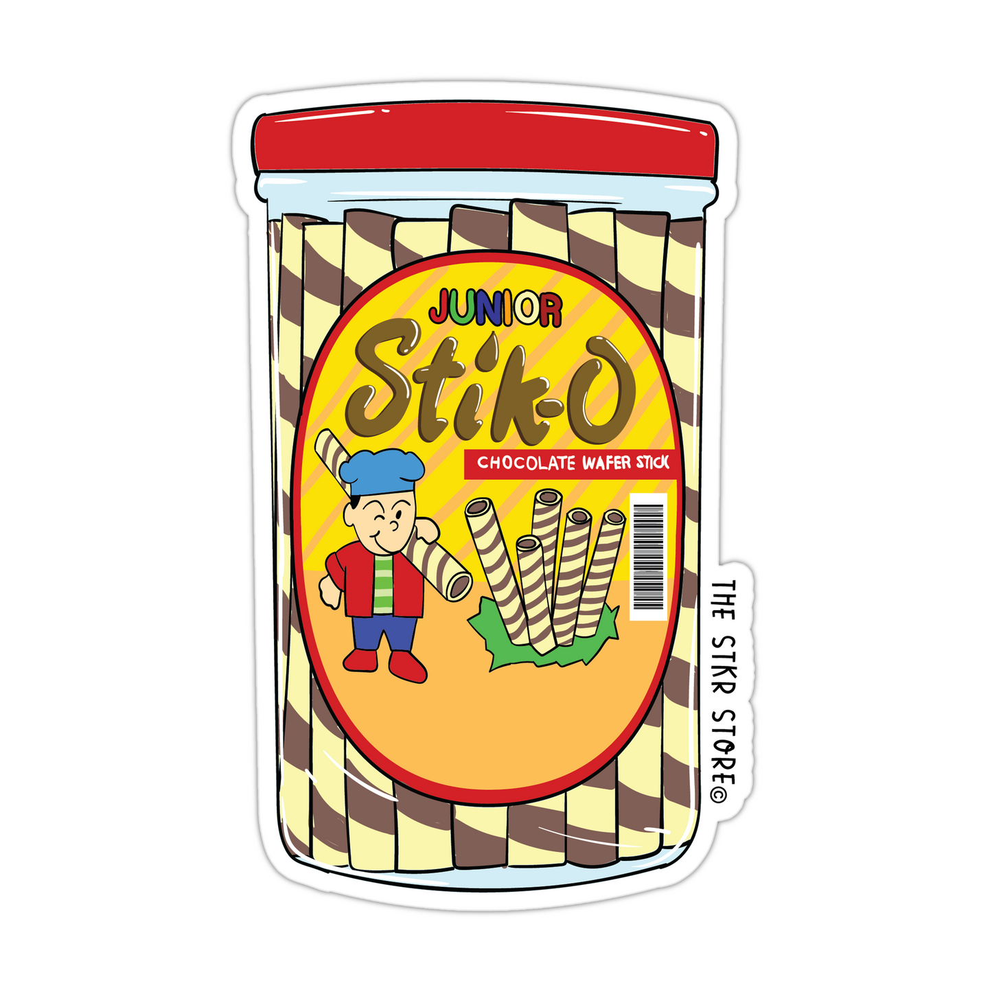 Stik-O Chocolate Filipino Snacks Sticker