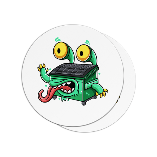 Customizable Circle Regular Vinyl Stickers