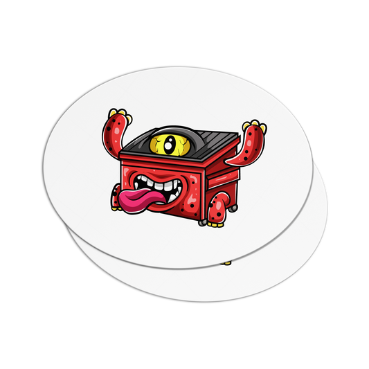 Oval Matte UV Stickers