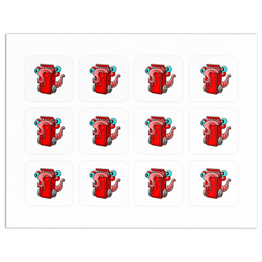 Customizable Sheet Regular Vinyl Stickers