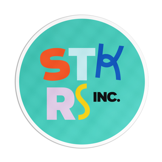 Stickers Circle Multicolor 3