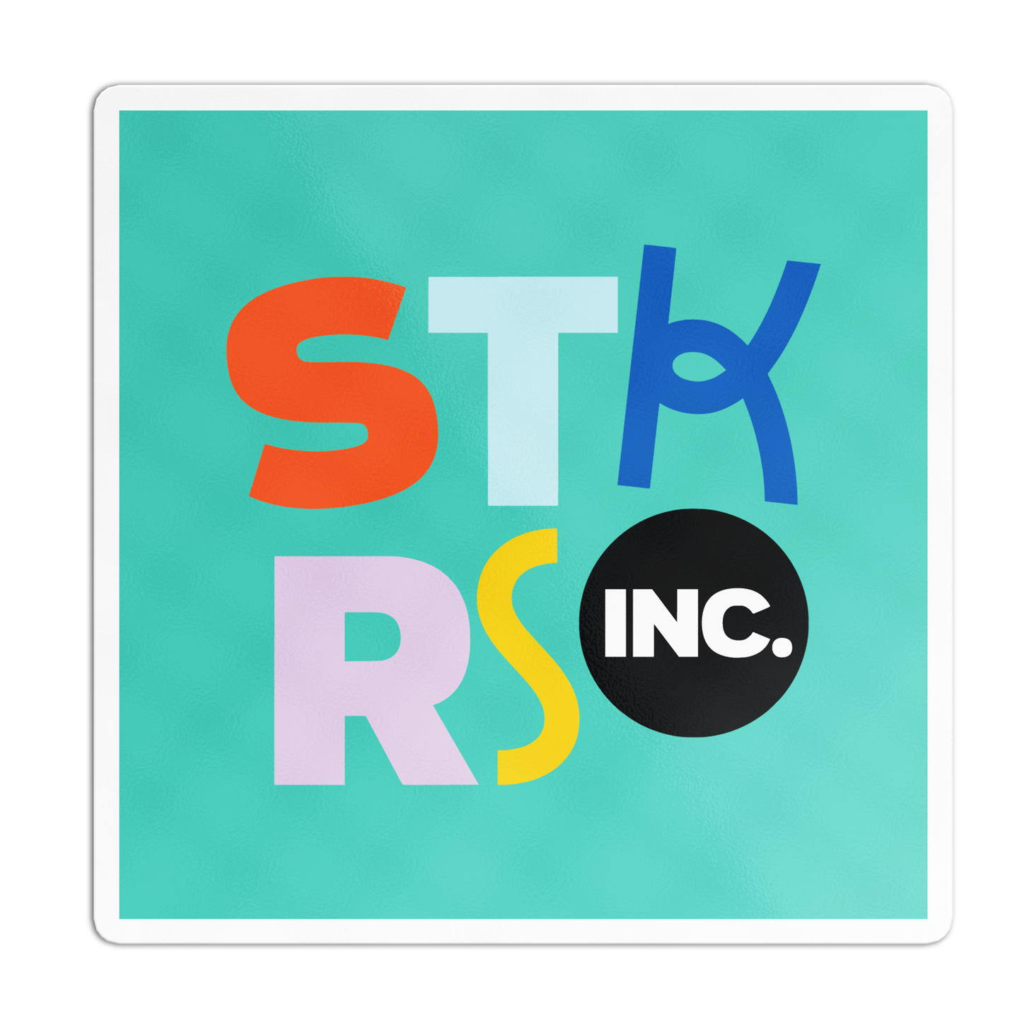 Sticker Square Multicolor 2