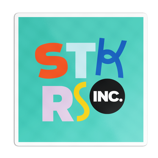 Sticker Square Multicolor 2