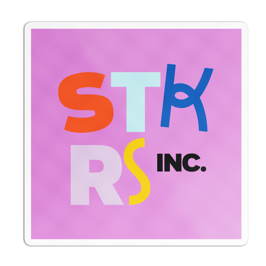 Stickers Square Multicolor 3