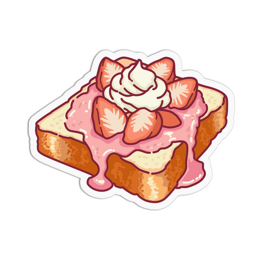 French Toast Strawberry Flavors Sticker