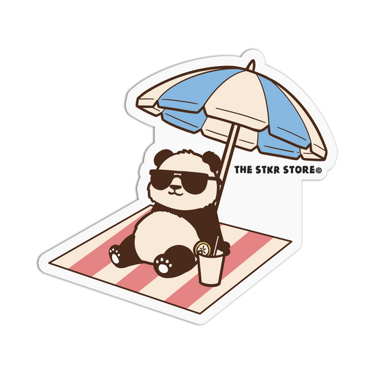 Lemonade Chiller - Summer Bear Sticker - The Stkr Store