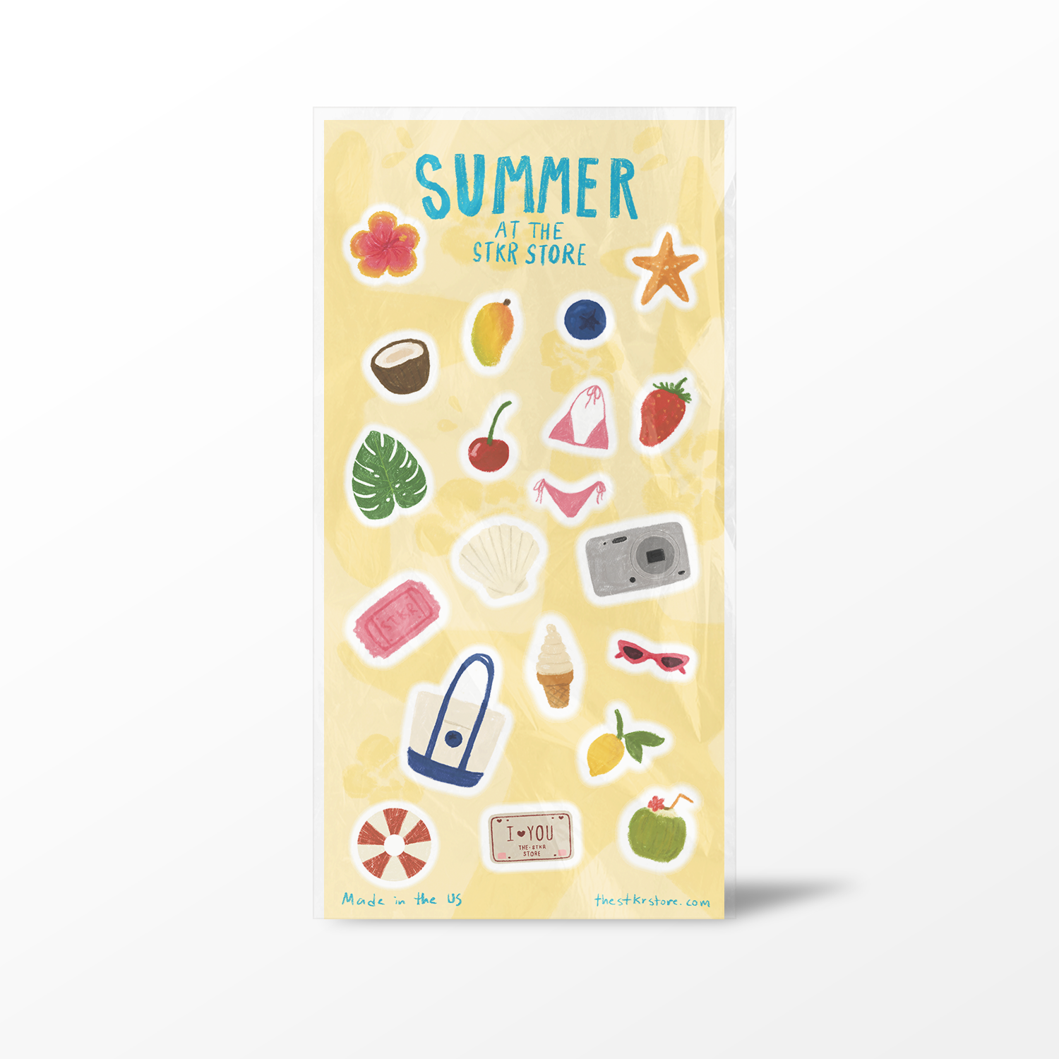 Summer Sticker Sheet - The Stkr Store