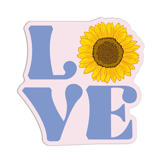 Love Sunflower Stickers