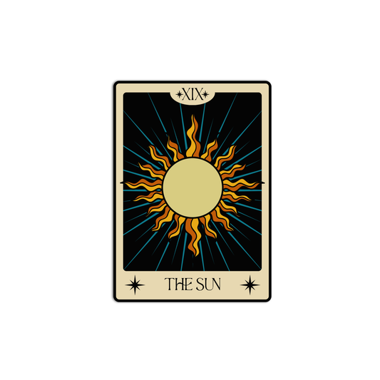 The Sun Tarot Stickers