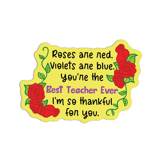 Best Teacher Ever Teacher Stickers