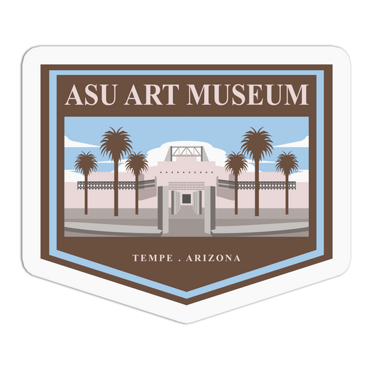 ASU Art Museum - Travel Series Tempe Sticker - The Stkr Store