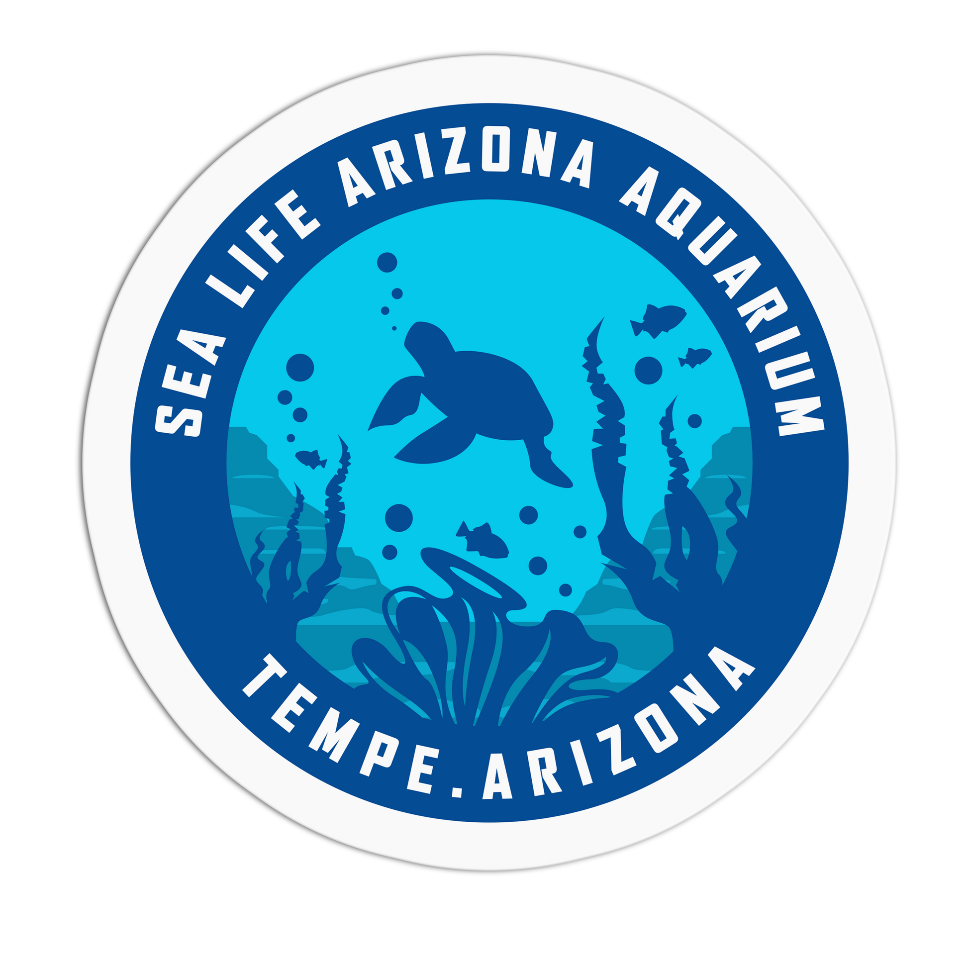 Arizona Aquarium - Travel Series Tempe Sticker - The Stkr Store