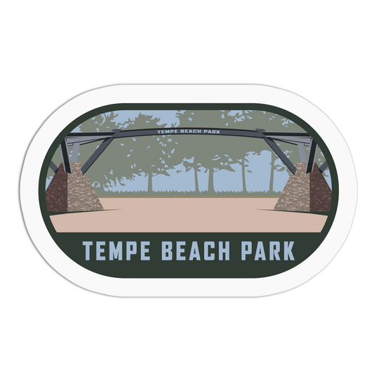 Beach Park - Travel Series Tempe Sticker - The Stkr Store