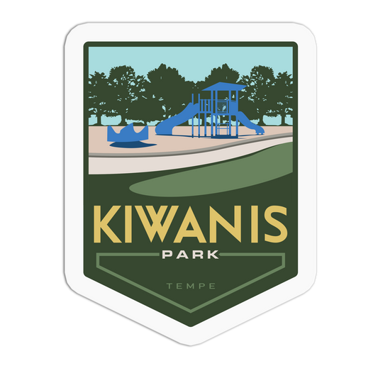 Kiwanis Park - Travel Series Tempe Sticker - The Stkr Store