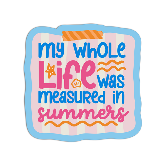 My Whole Life I Turned Pretty Textured Stickers