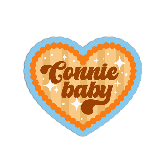 Connie Baby I Turned Pretty Textured Stickers