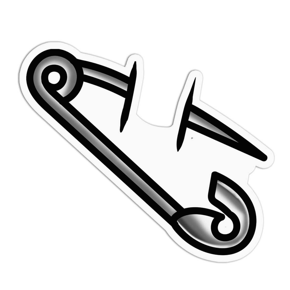 Safety Pin - Traditional Tattoo Sticker