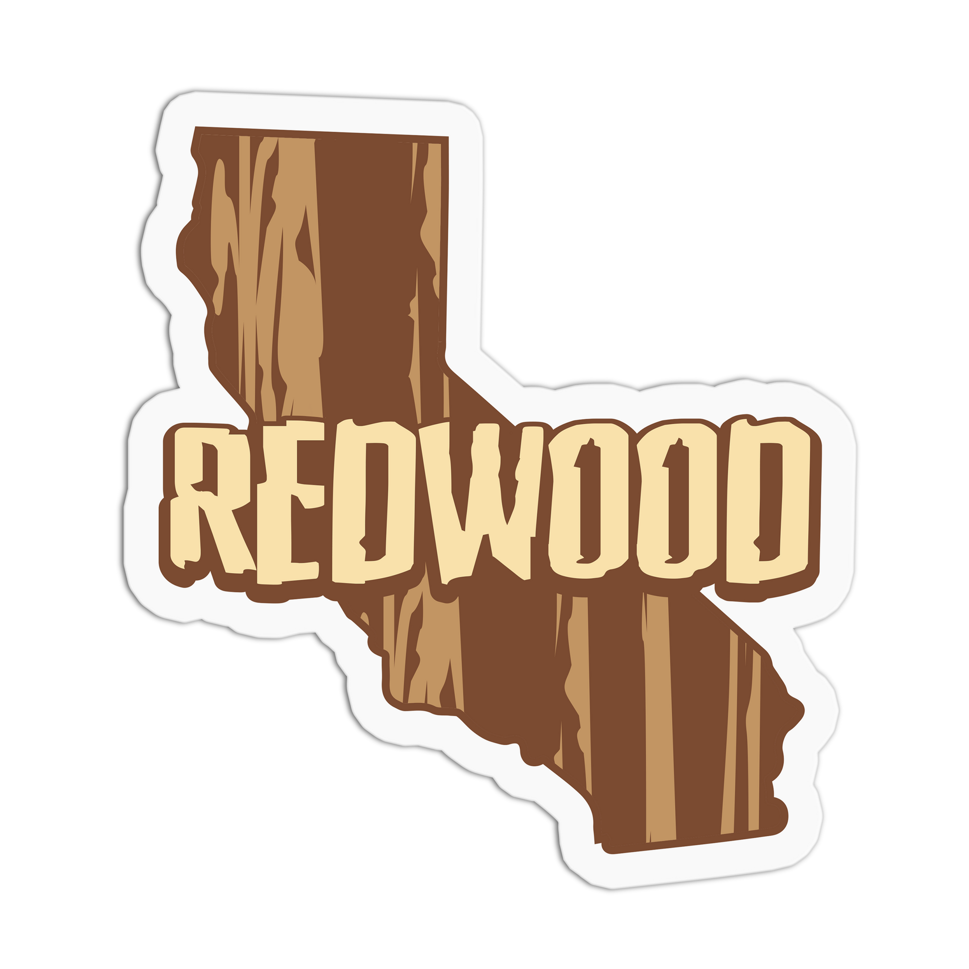 Redwood Travel Series Redwood Stickers