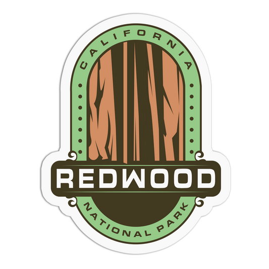 Redwood Travel Series Redwood Stickers
