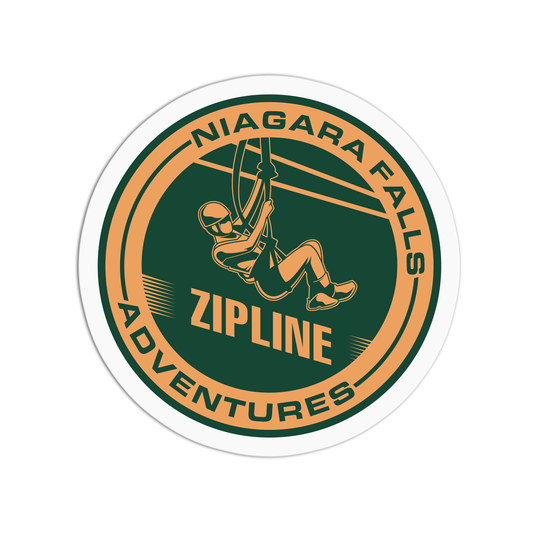 Zipline Travel Series Niagara Falls Stickers