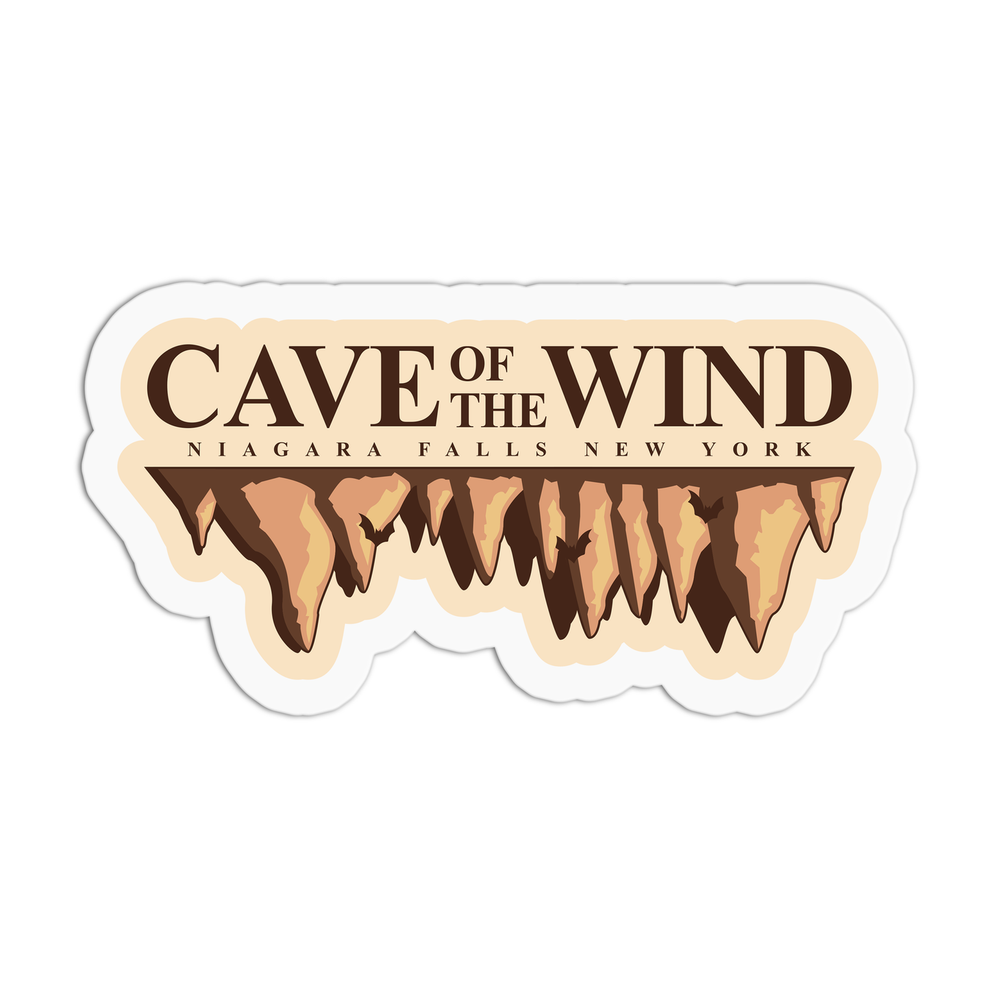 Cave Of The Wind Travel Series_Niagara Falls Stickers
