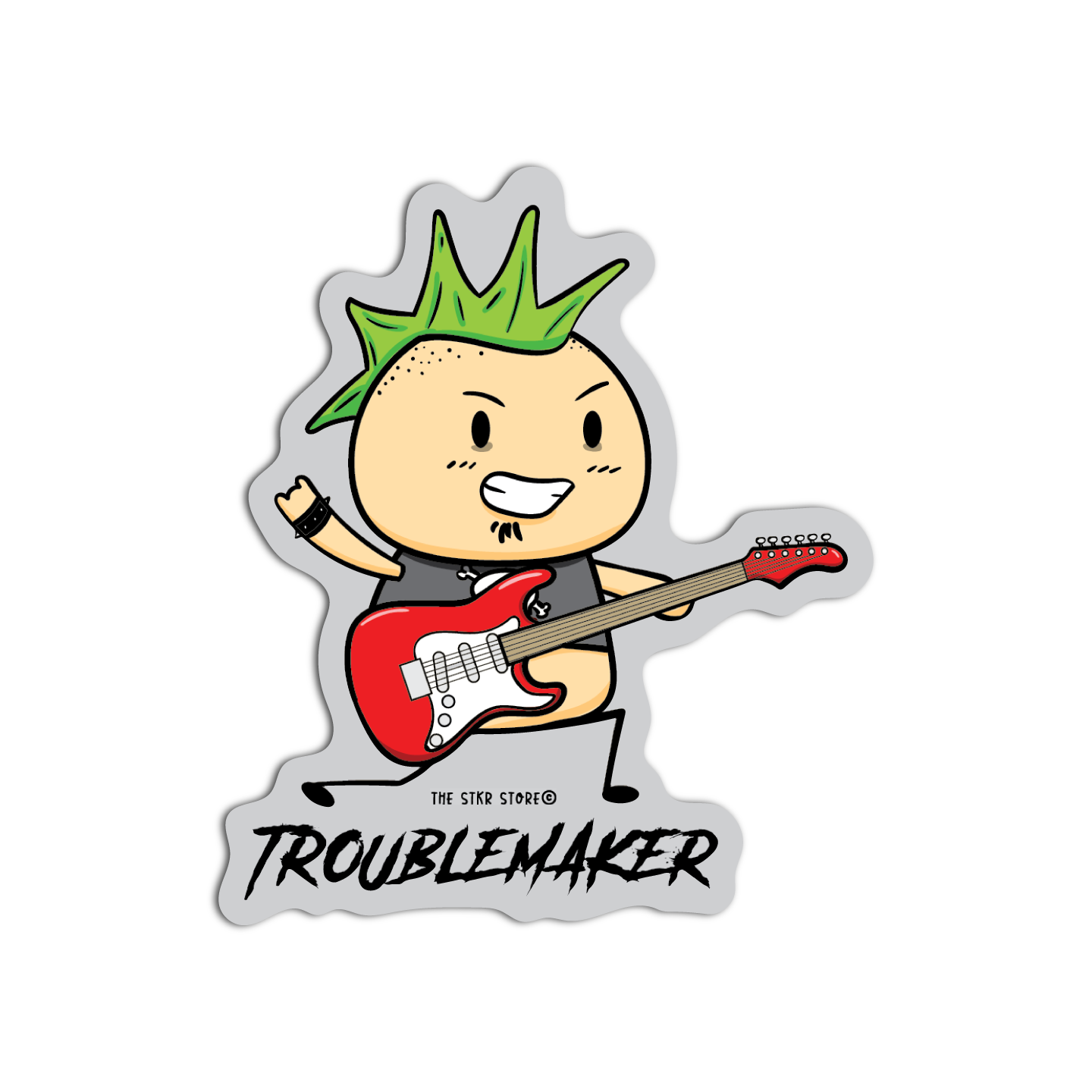 Trouble Maker Sean Potato Funny Sticker