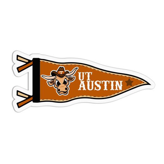 University of Texas at Austin Flag Sticker
