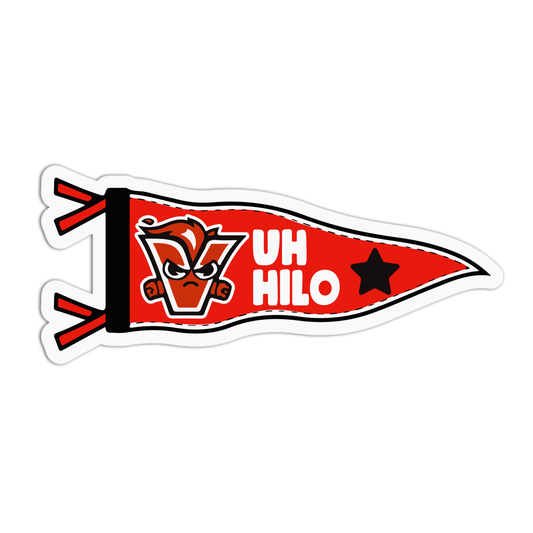 University of Hawai'i at Hilo Flag Sticker