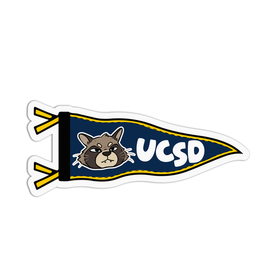 UC San Diego University Flag Sticker