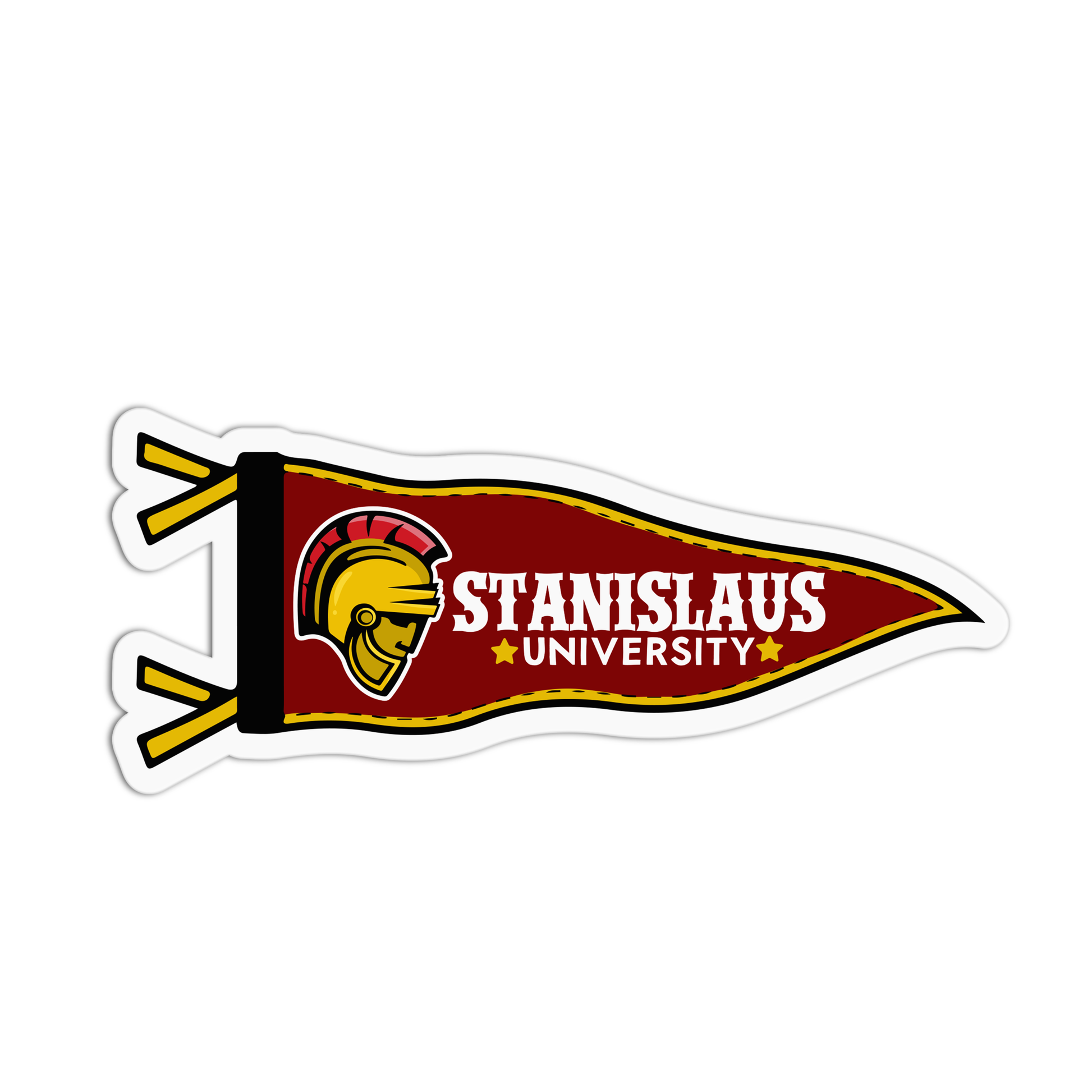 STANISLAUS University Flag Sticker