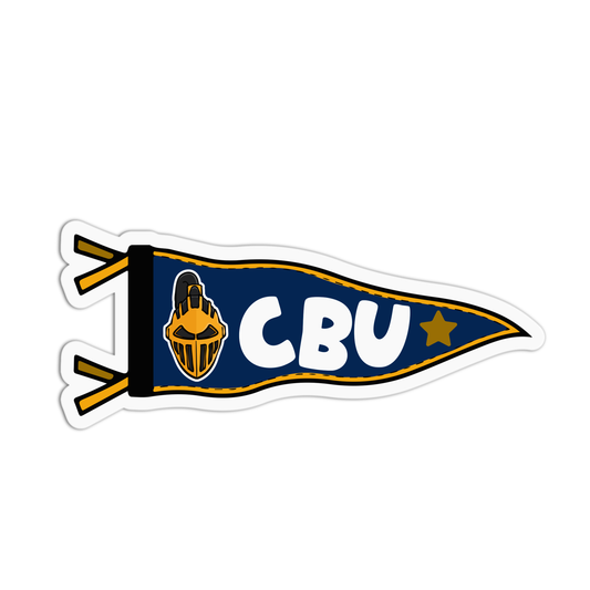 California Baptist University Flag Sticker