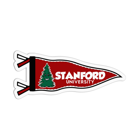 Stanford University Flag Sticker