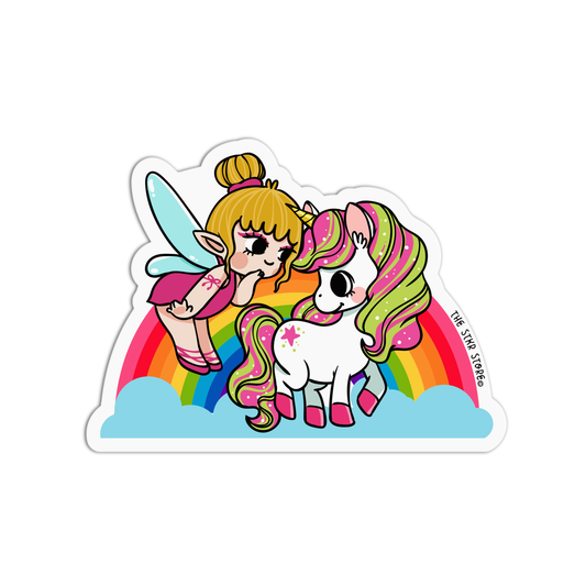 Glittery Unicorns And Fairies Stickers