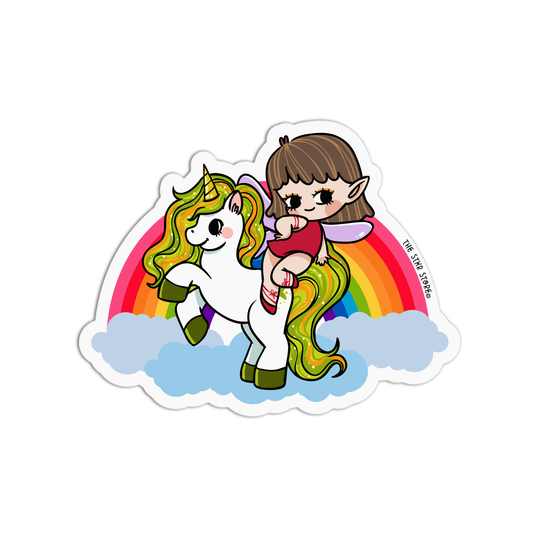 Rainbow Unicorns And Fairies Stickers