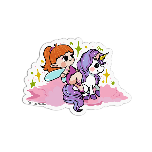 Besties Unicorns And Fairies Stickers