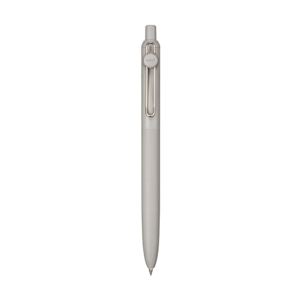 Silver pen on a white background