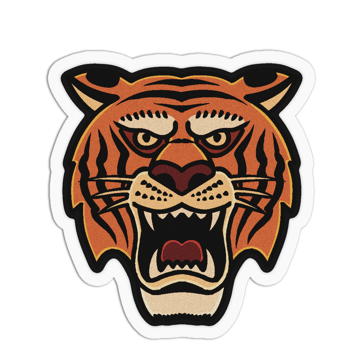 Tiger Head American Tattoo Sticker