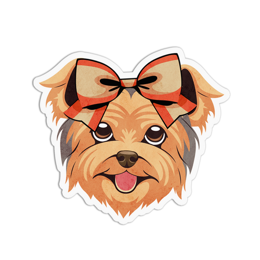 Yorkie Vintage Dog Stickers - The Stkr Store