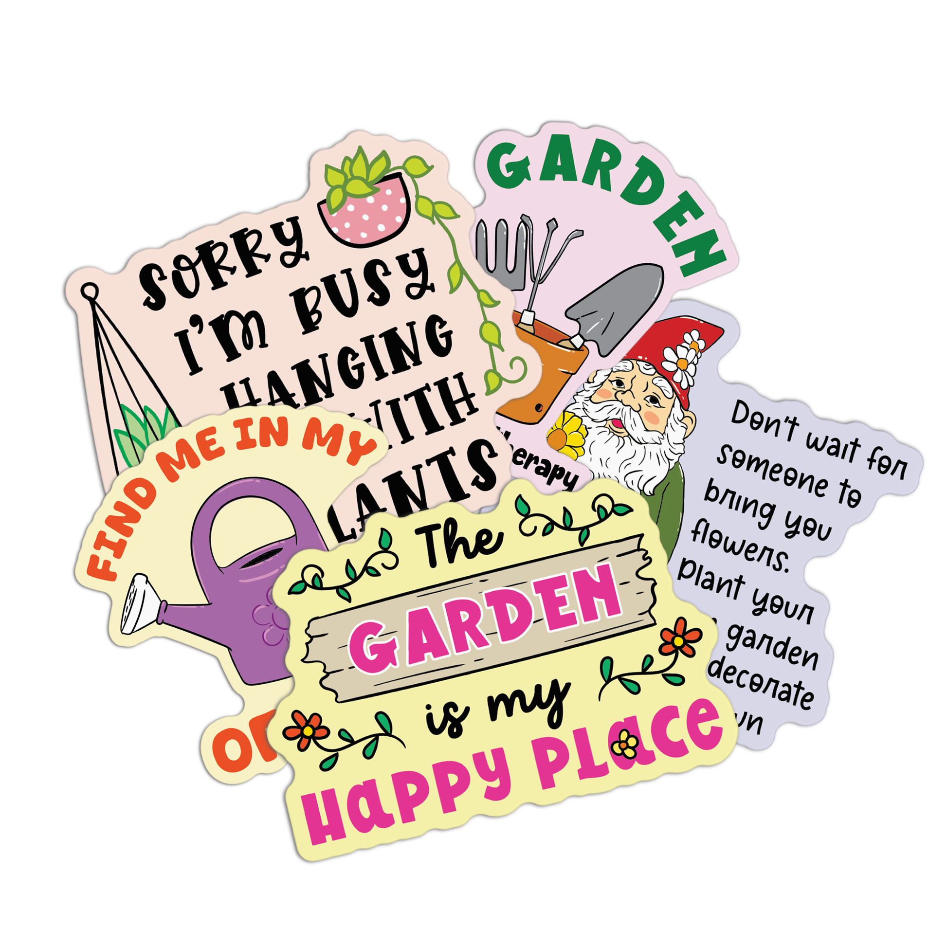 Gardening  Stickers Sheet