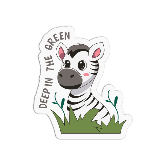 Zebra Wildlife Textured Stickers
