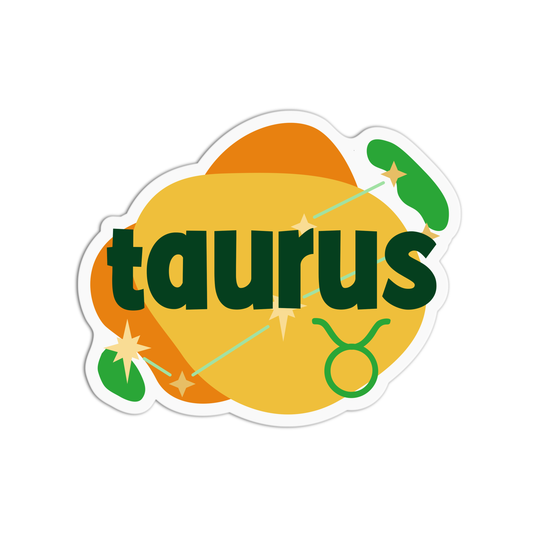 Taurus Zodiac Sign Stickers