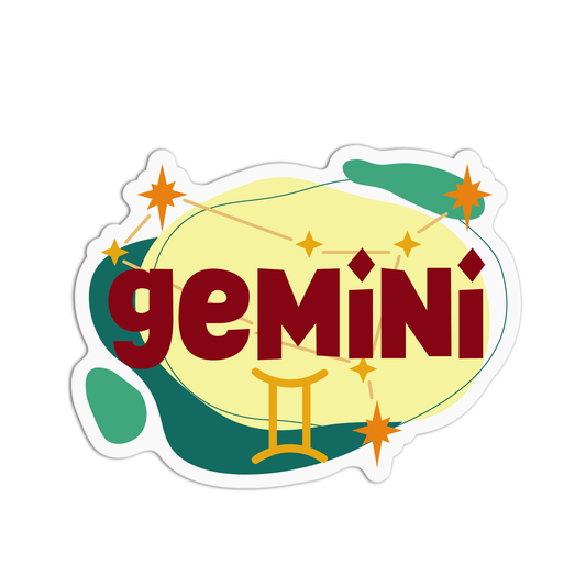 Gemini Zodiac Sign Stickers